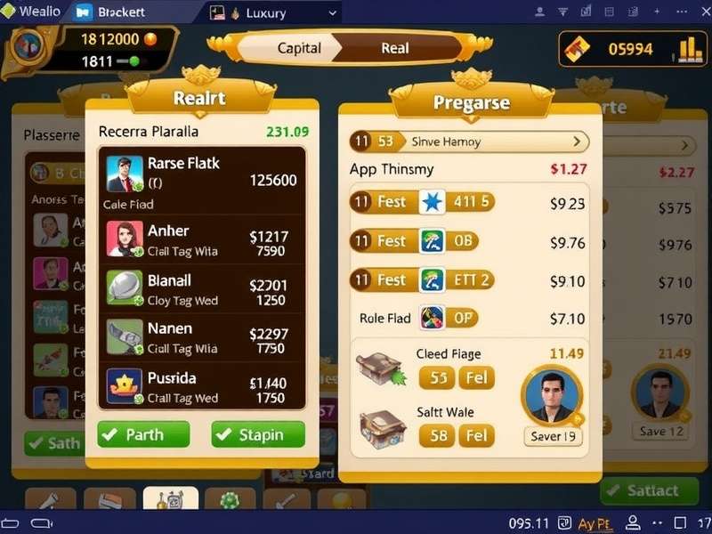 Luxury Quest India Game Interface